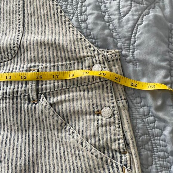 Jordache pin stripe denim overall size XXL NWT - Picture 5 of 5